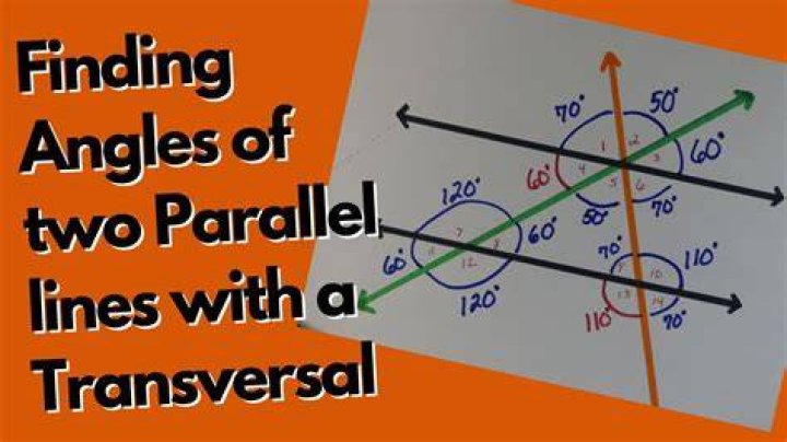 How do you name angles in a transversal?