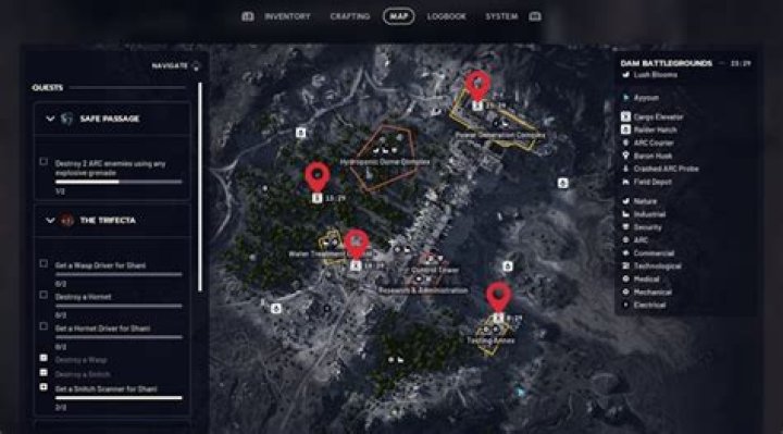 How do you pass carry MacMillan to the extraction point?