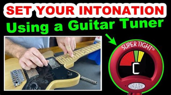 How do you set the intonation on a Telecaster?