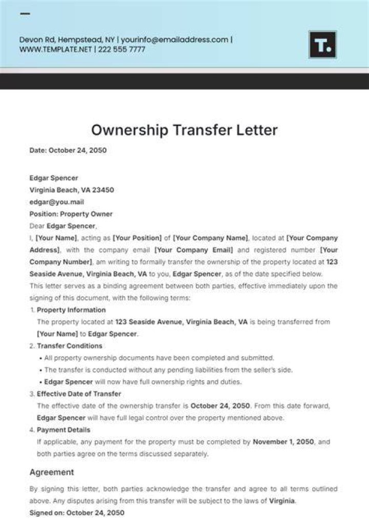 How do you transfer ownership of a dog?