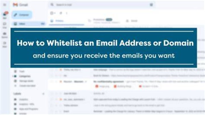 How do you whitelist an email address?