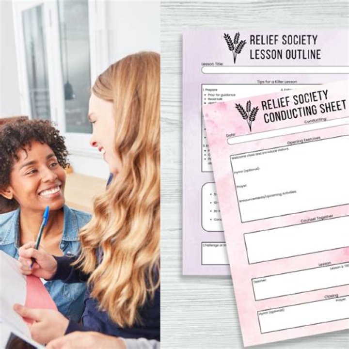 How do you write a good Relief Society lesson?