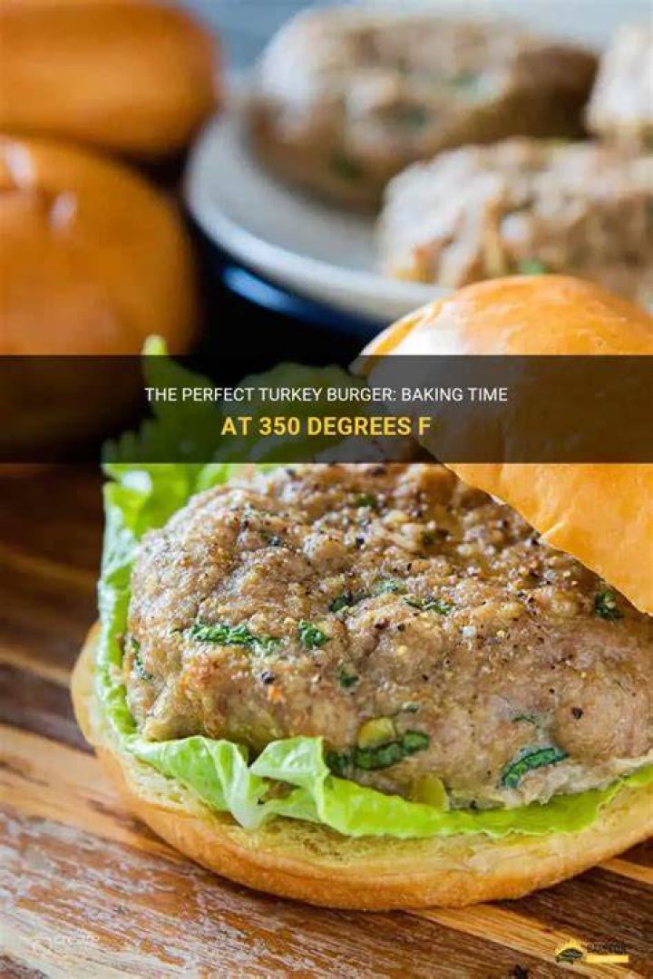 How long does a turkey burger take to cook?