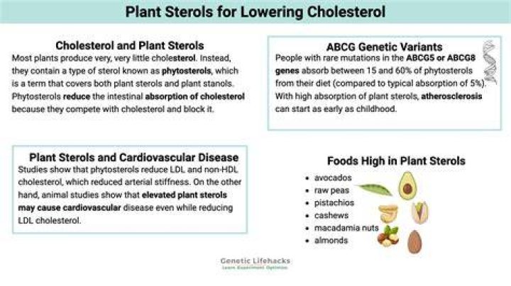 How long does it take for plant sterols to lower cholesterol?