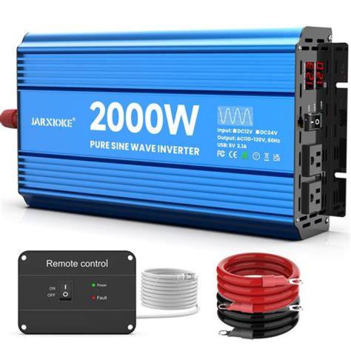 How many 12v batteries do I need for a 2000 watt inverter?