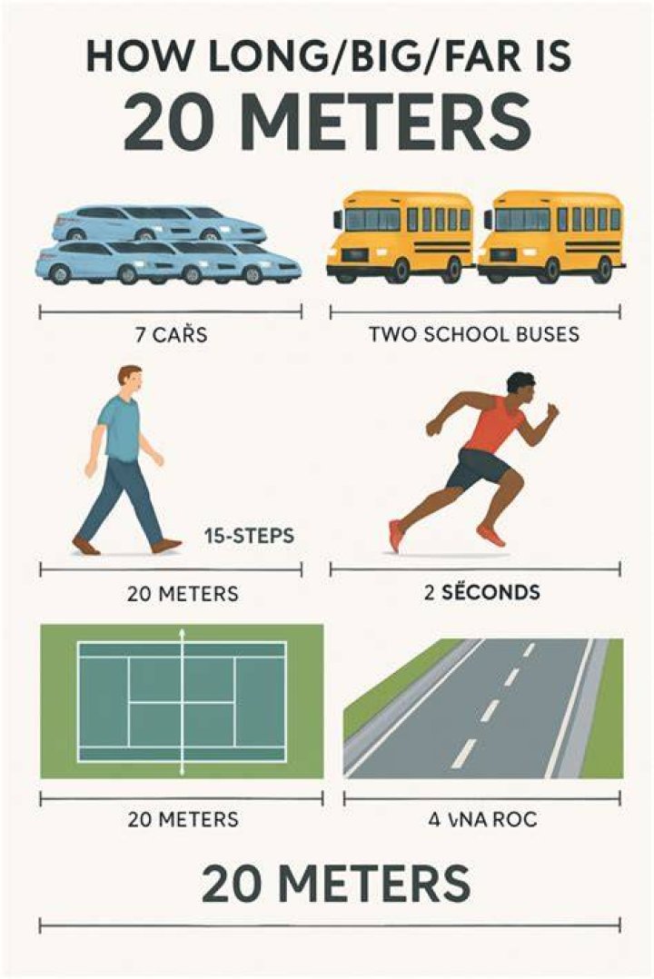How many meters is 20 bars?