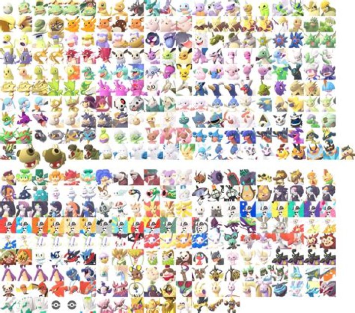 How many Pokemon are in the National Pokedex in Heartgold?