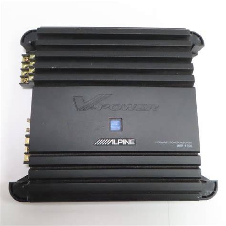How many watts is a Alpine V power amp?
