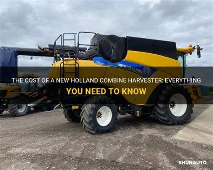 How much does a new New Holland combine cost?