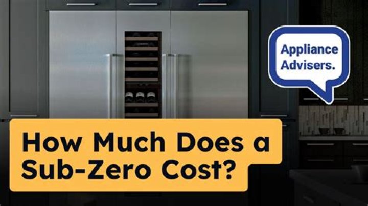 How much does a Sub-Zero cost?