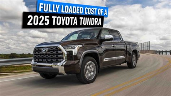 How much does a used Toyota Tundra cost?