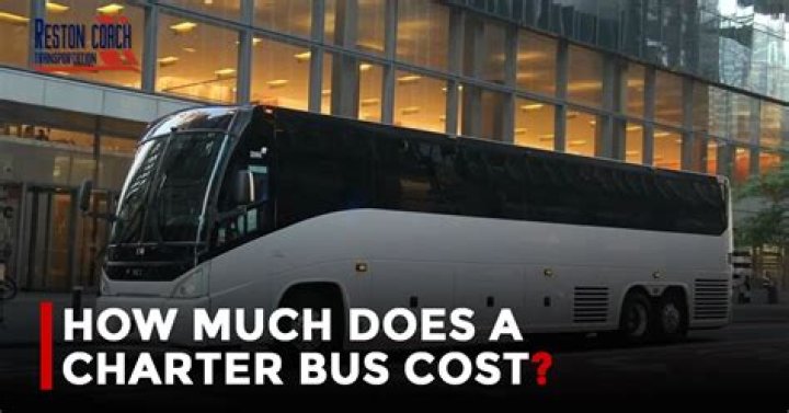 How much does it cost to charter a bus in Charleston SC?