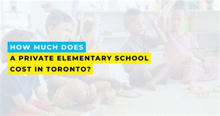 How much does public school cost in Toronto?