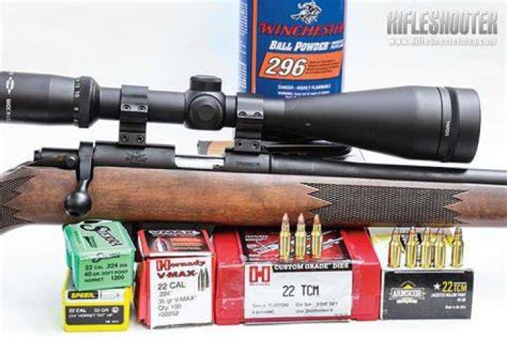 How much is a 22 TCM rifle worth?