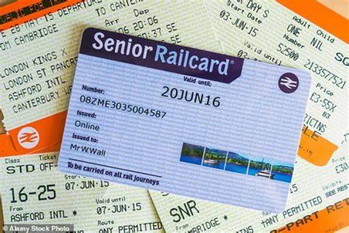 How much is a Senior Railcard 2021?