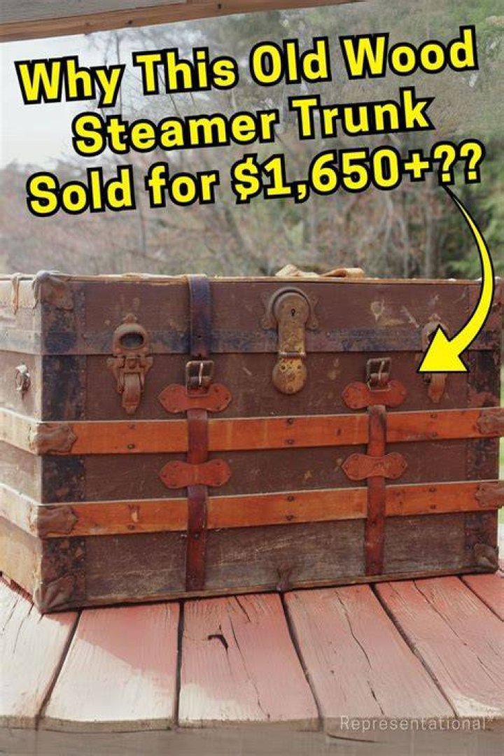 How much is an old steamer trunk worth?