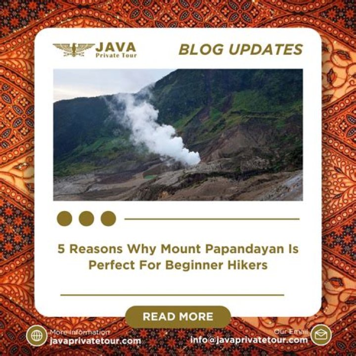 How old is Mount Papandayan?