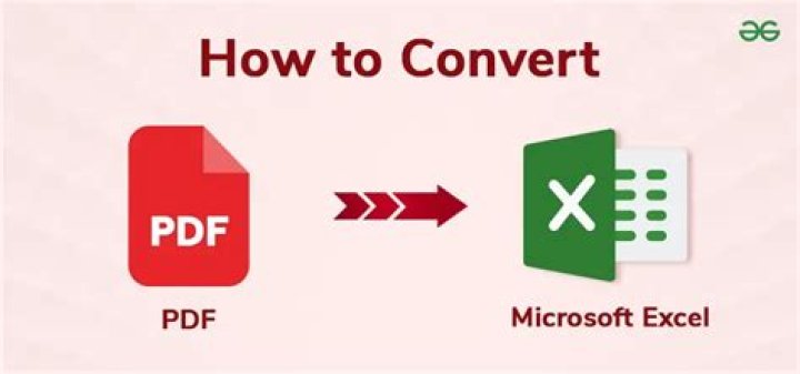 How to convert PDF to excel effortlessly?