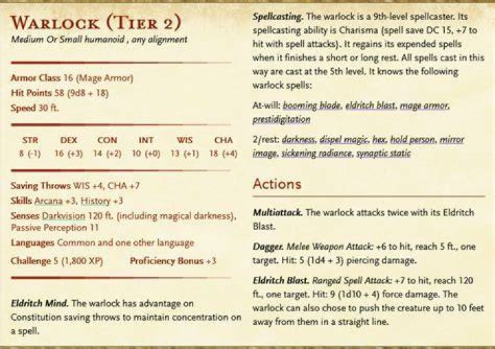 How to get warlock tier 5?