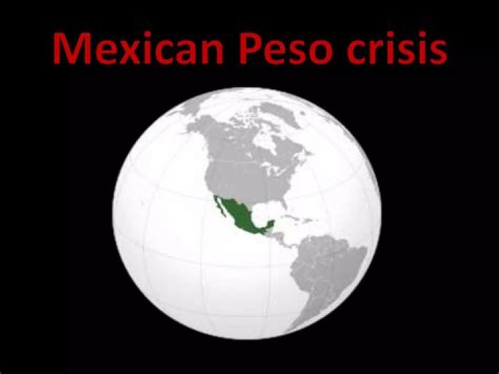 How was the Mexican peso crisis resolved?
