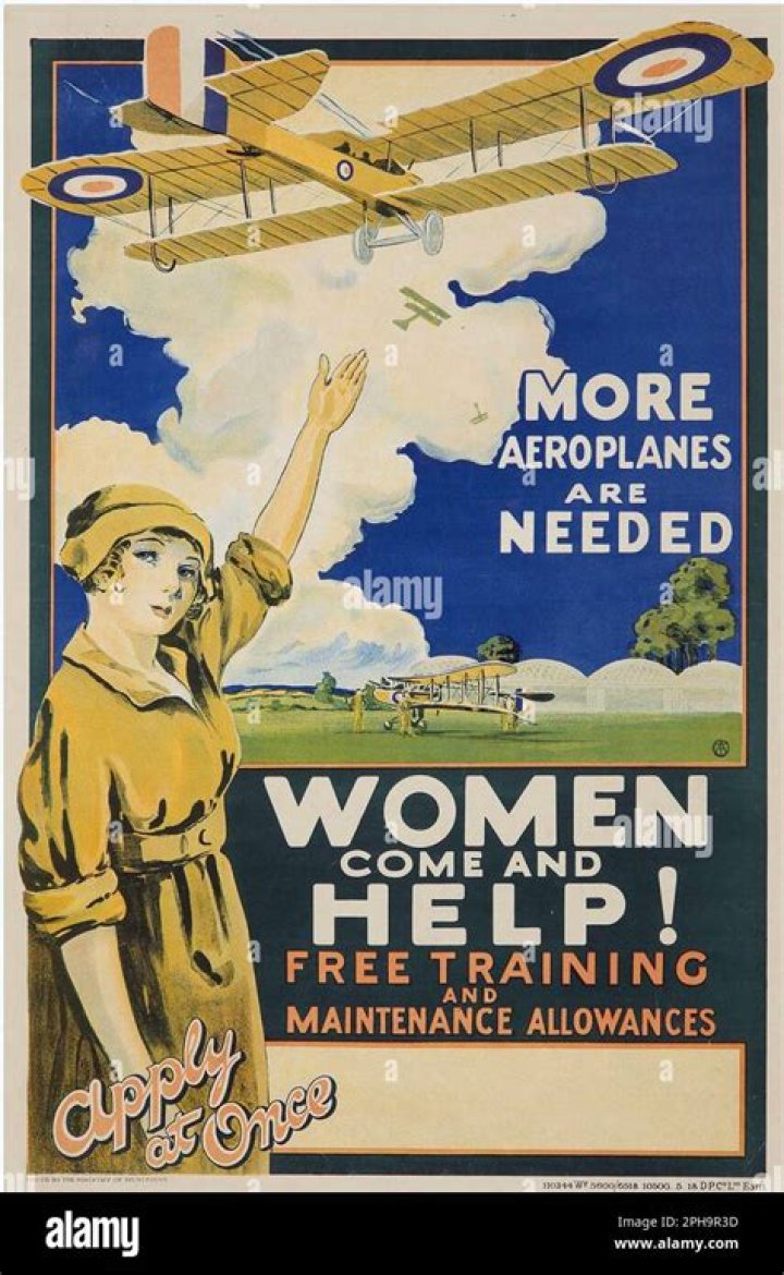 How were women used in ww1 propaganda?