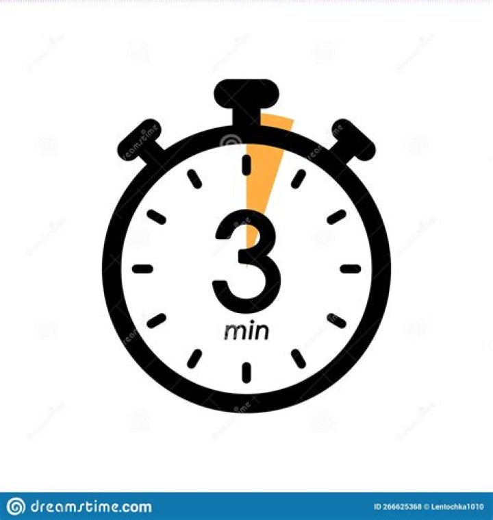 Is an egg timer 3 minutes?