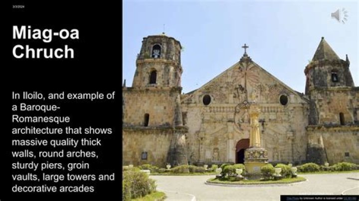 Is an example of Baroque Romanesque architecture?