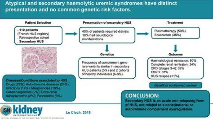 Is atypical hemolytic uremic syndrome curable?