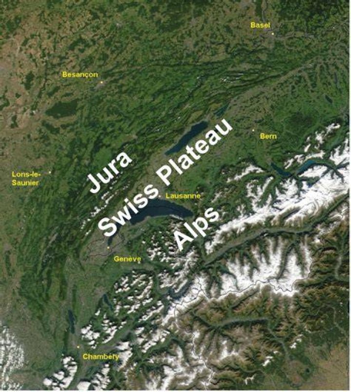 Is Jura part of Alps?