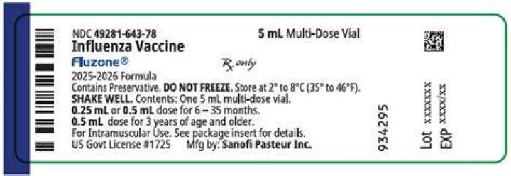 Is the Fluzone vaccine preservative free?