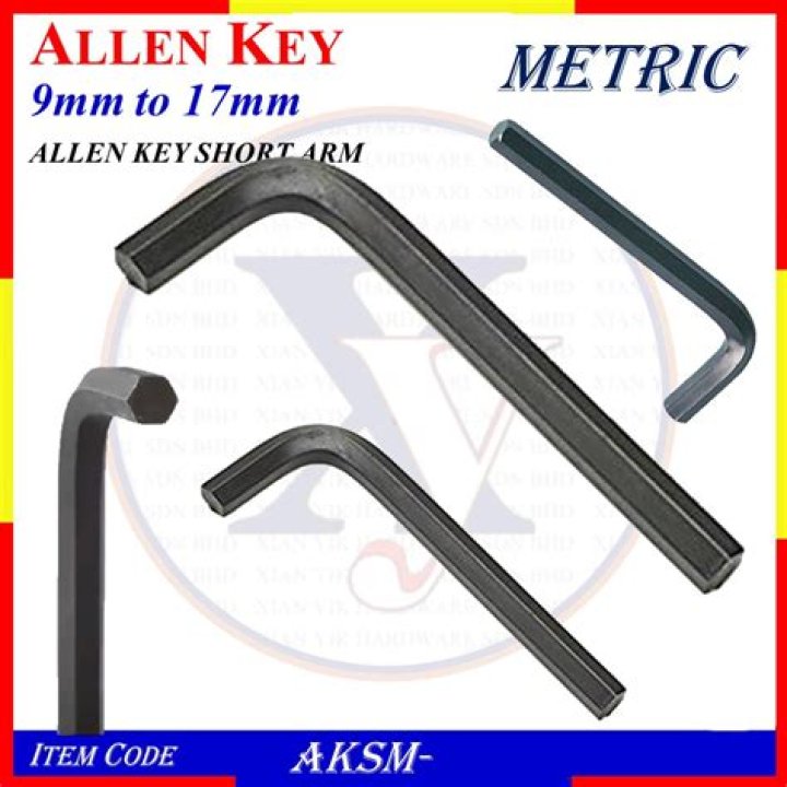 Is there a 9mm Allen key?