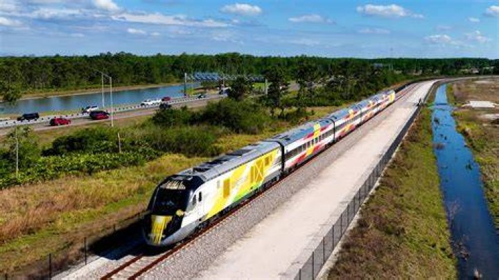 Is there a high-speed train from Miami to Orlando?