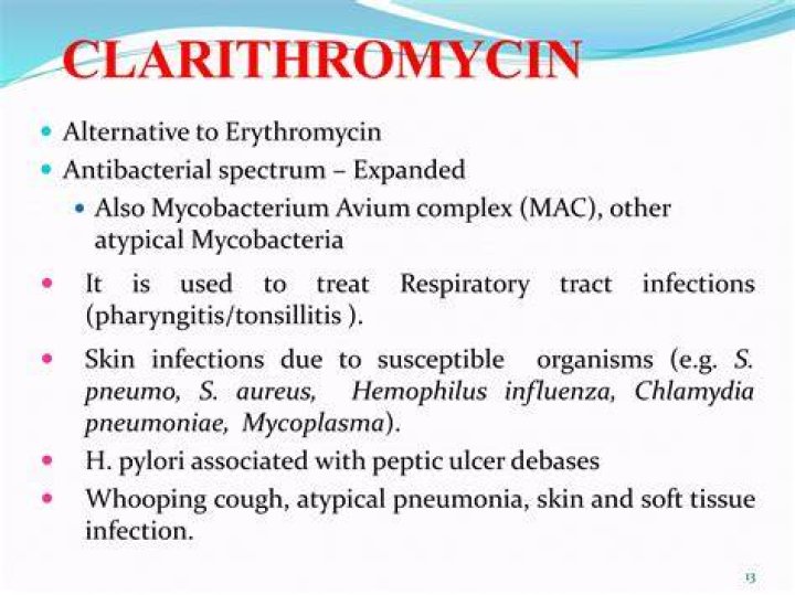 Is there an alternative to clarithromycin?