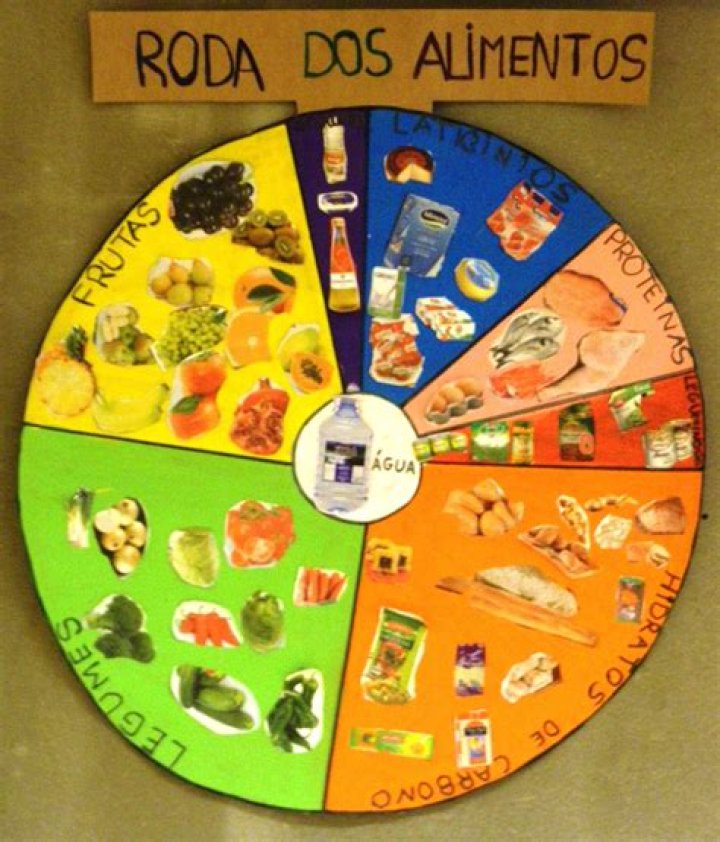 O que indica a roda dos alimentos?