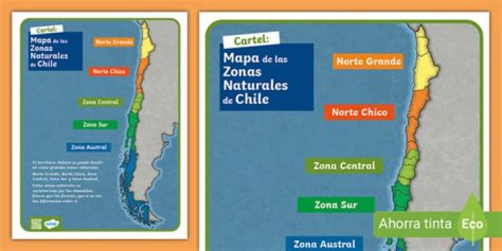 Que son las zonas naturales de Chile?