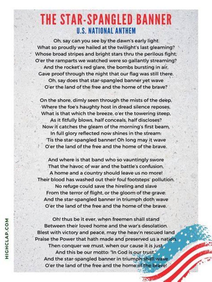 What are facts about Star Spangled Banner?
