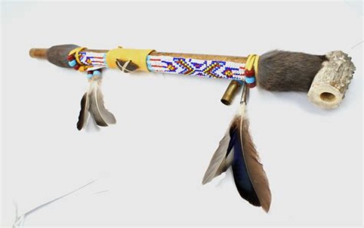 What are Indian peace pipe made of?