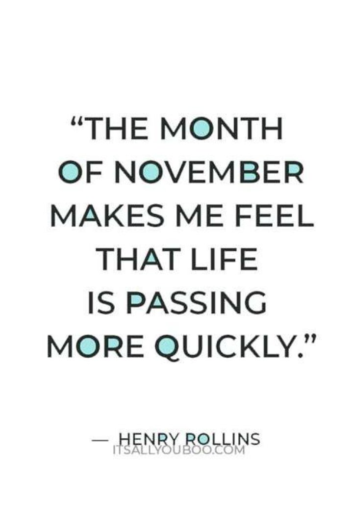 What are some November quotes?