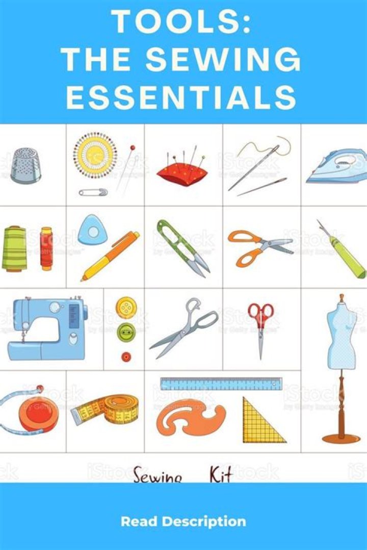 What are the 10 tools in embroidery?