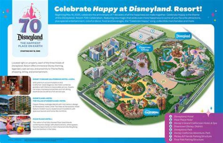 What are the 3 parks at Disneyland?