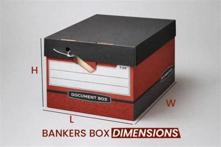 What are the dimension of a bankers box?