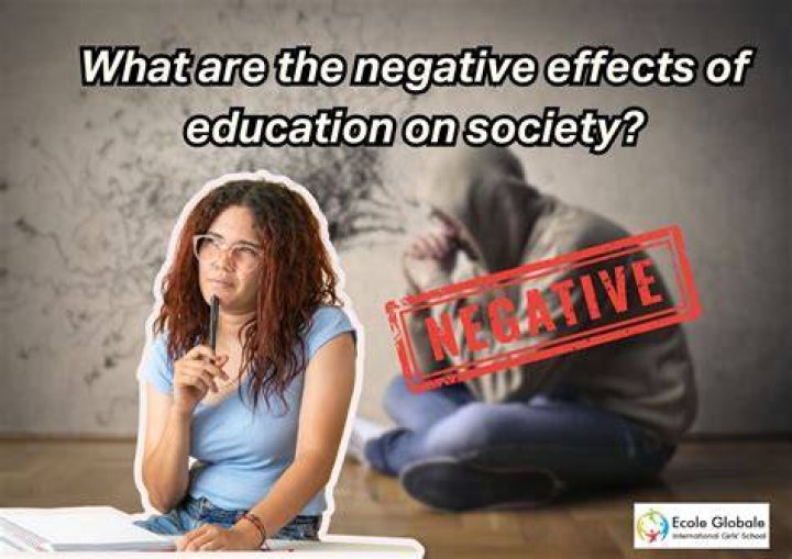 What are the negative effects of education?