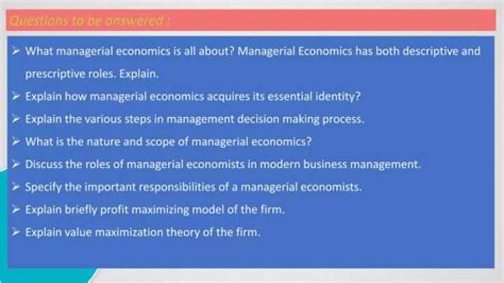 What are the salient features and significance of managerial economics?