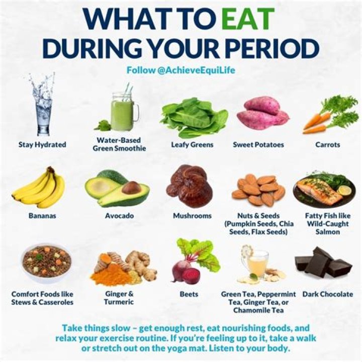 What can I eat or drink to regulate my period?