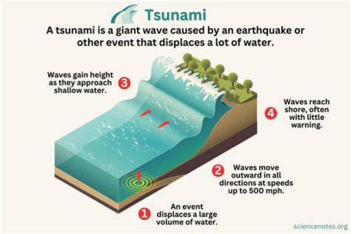 What caused the 2003 tsunami?