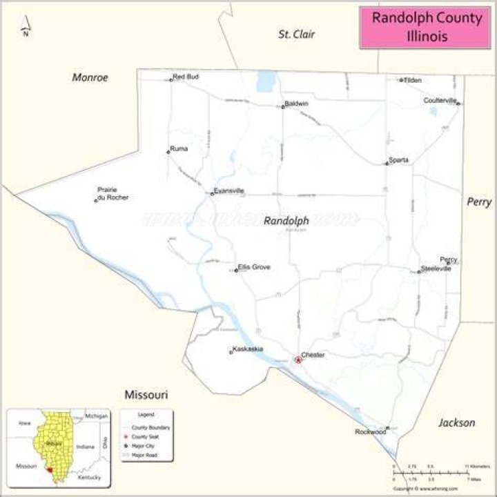 What cities make up Randolph County?