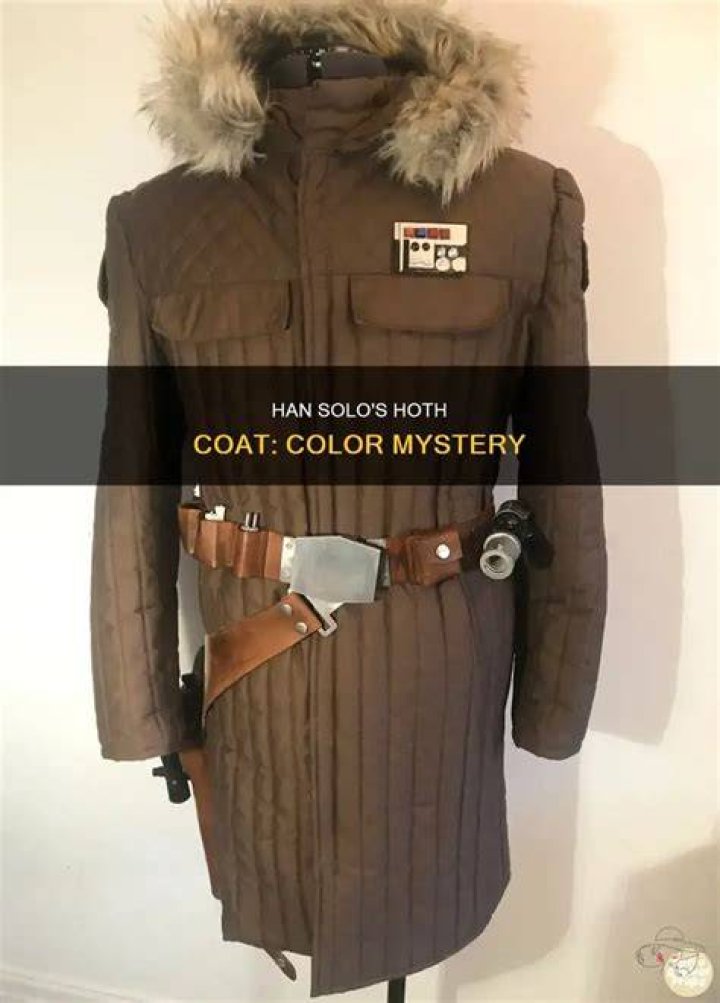 What color is Han Solo Hoth coat?