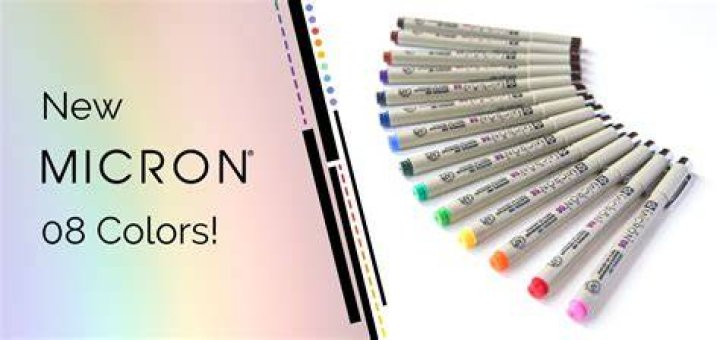 What colors do Micron pens come in?