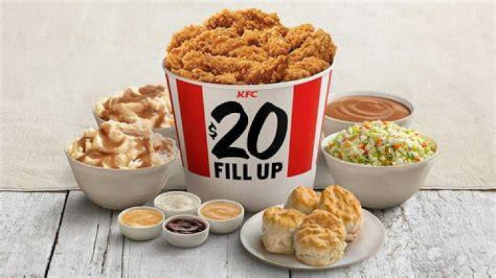 What comes with the $5 fill up at KFC?