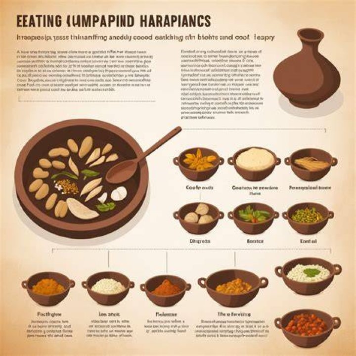 What did non Harappans eat?